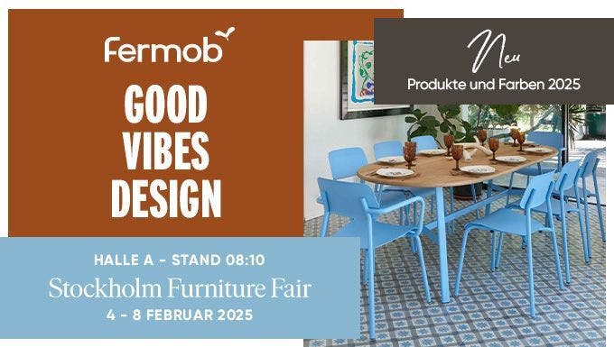 Stockholm Furniture Fair – 4. bis 8. Februar 2025 – Stockholmsmässan