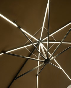 SONNENSCHIRM LED 300 X 300 CM