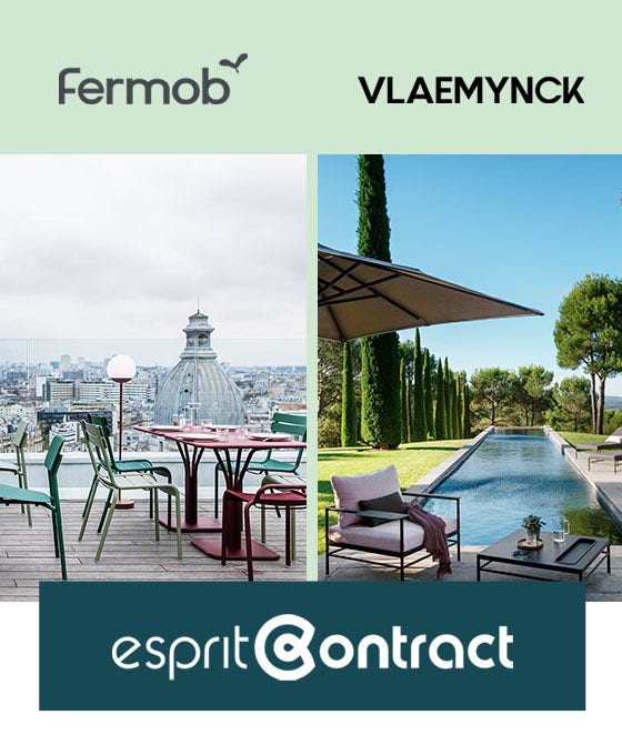 Esprit Contract, Fermob and Vlaemynck