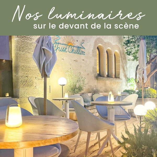 Nos luminaires sur le devant de la scène