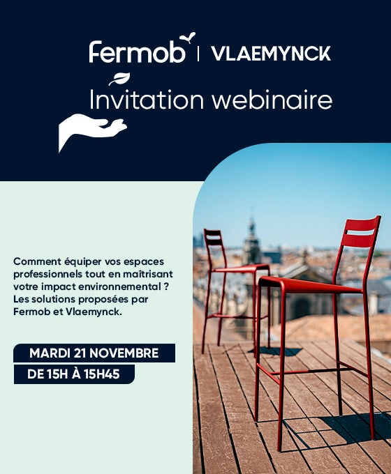 Webinaire Equiper ses espaces professionnels de manière durable
