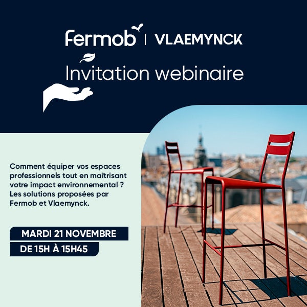 Webinaire Equiper ses espaces professionnels de manière durable