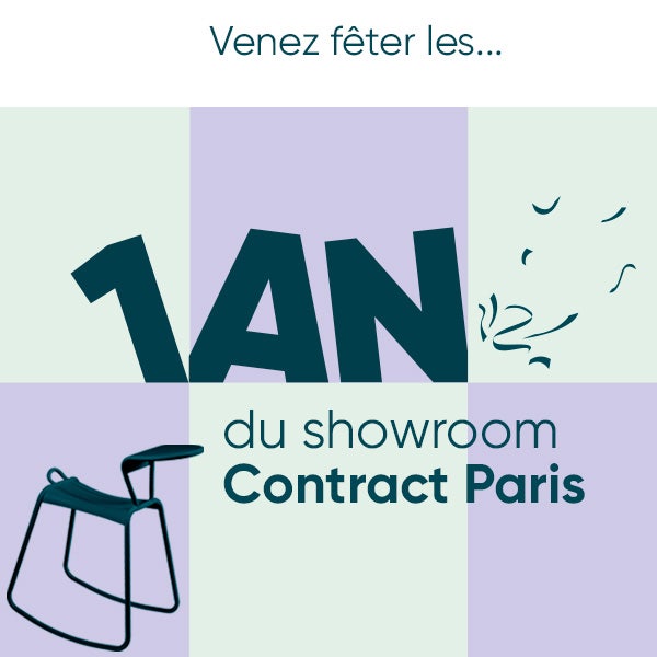 1 an du showroom Contract Paris